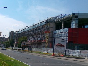 Skopje City Mall montazno skele